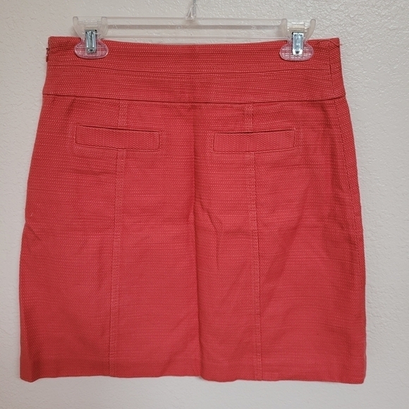Anthropologie Eidra Coral Skirt with Button Accents - Picture 4 of 4